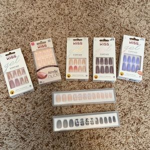 Press on Nail Lot NEW Static Coffin Kiss Gel Fantasy